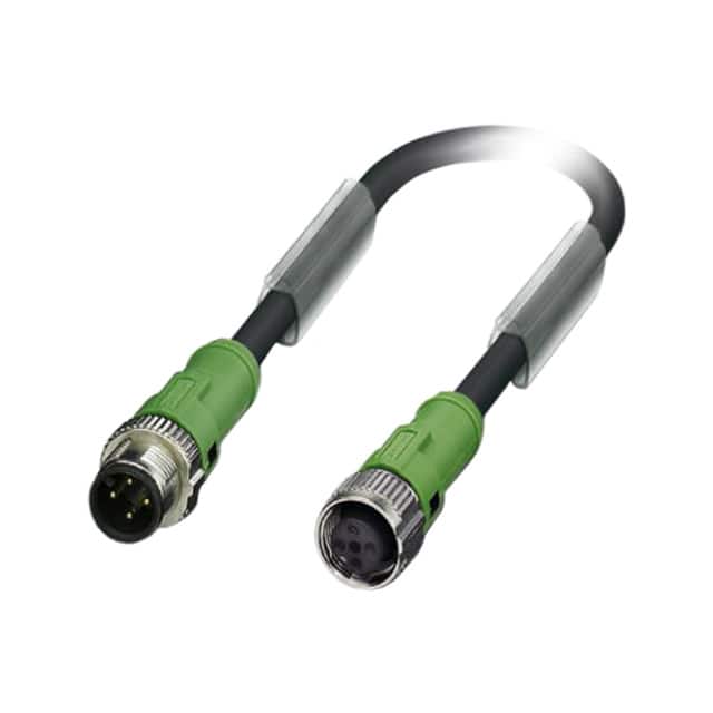 1555716 CBL 4POS MALE TO FMALE 6.56'
