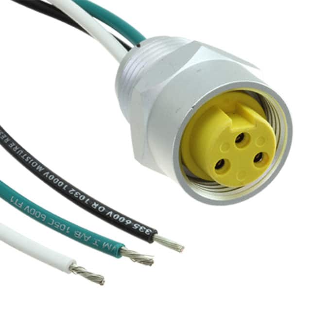 MN34PW02M010 CBL 3POS FMALE TO WIRE 3.28'