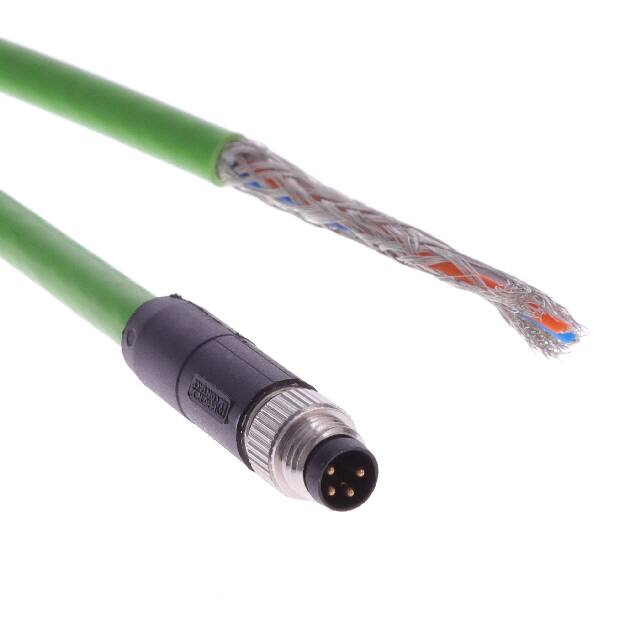 1407344 CBL 4POS MALE TO WIRE 3.28'