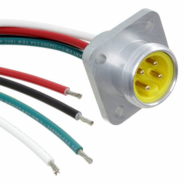 1300130409 CBL 4POS MALE TO WIRE 1'