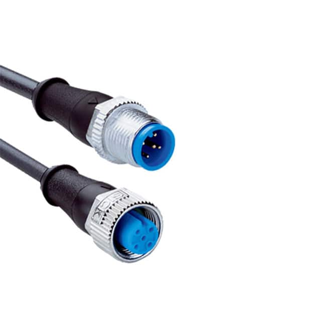YF2A15-050UB5M2A15 CBL 5POS MALE TO FMALE 16.4'