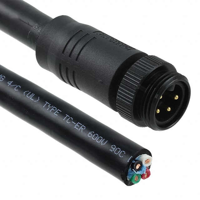1417146 CBL 4POS MALE TO WIRE 6.56'