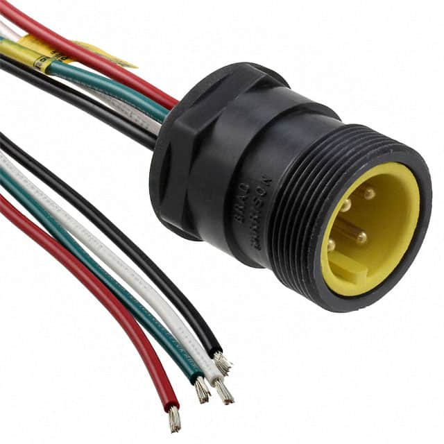 1300030051 CBL 4POS MALE TO WIRE 1'