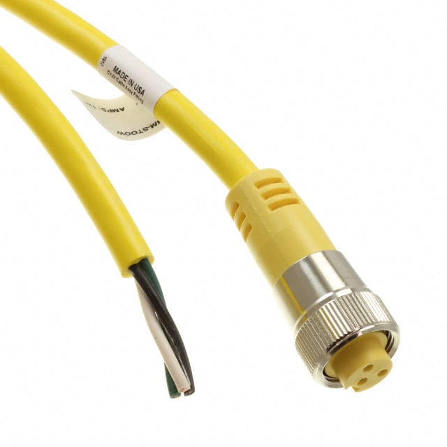 V93-G-YE4M-STOOW CBL 3POS FMALE TO WIRE 13.12'