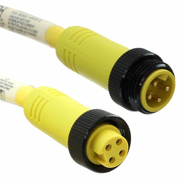 MN47A4AC01M100 CBL 4POS MALE TO FMALE 32.8'