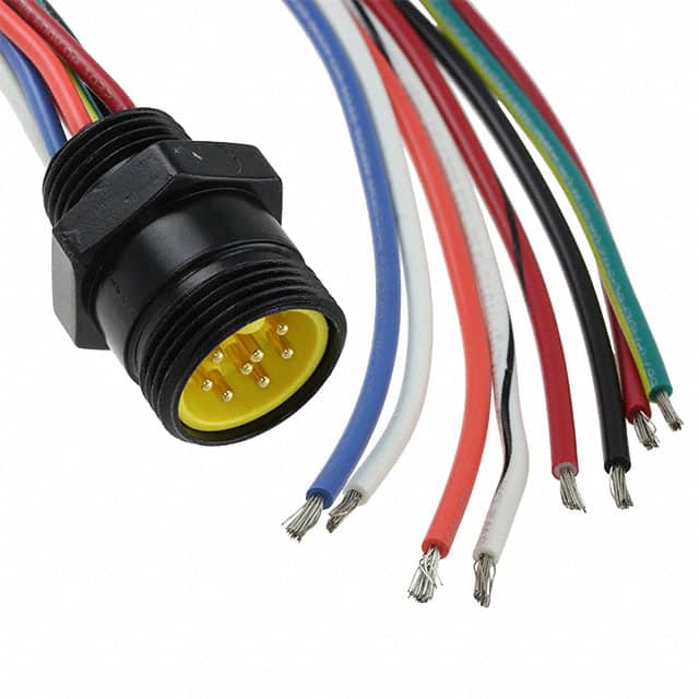 1300140078 CBL 8POS MALE TO WIRE 1'