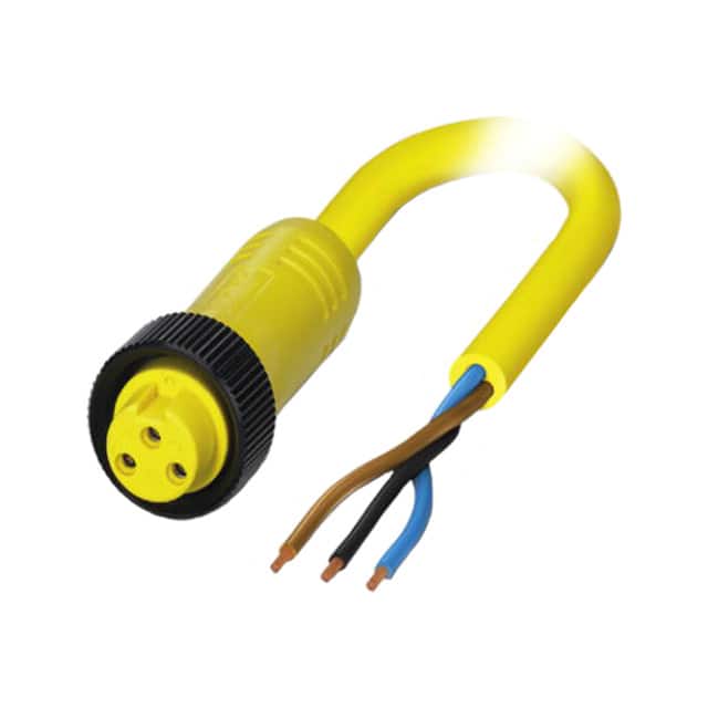 1416552 CBL 3POS FMALE TO WIRE 32.8'