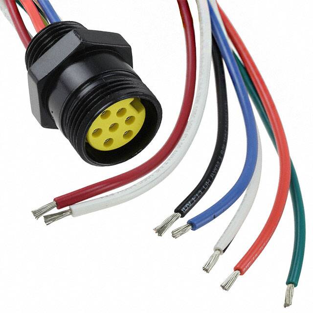 1300140037 CBL 7POS FMALE TO WIRE 1'