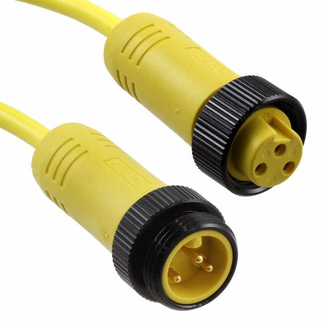 1416587 CBL 3POS MALE TO FMALE 16.4'
