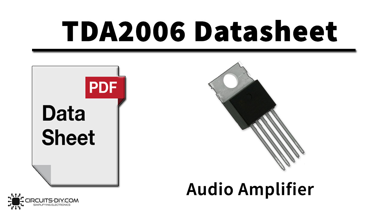TDA2006 The TDA2006 is a class AB audio amplifier IC from Thomson-CSF, designed for low-frequency applications. It comes in a Pentawatt package.