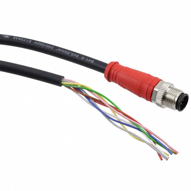 1200652383 CBL 8POS MALE TO WIRE 3.28'