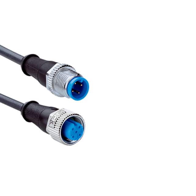 YF2A14-C60UB3M2A14 CBL 5POS MALE TO FMALE 1.97'