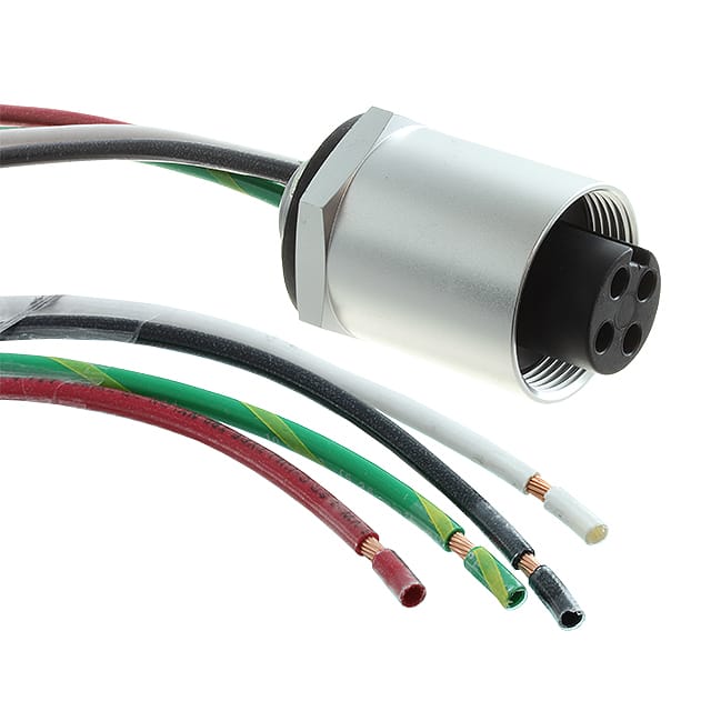 P29026-M1 CBL 4POS FMALE TO WIRE 3.28'