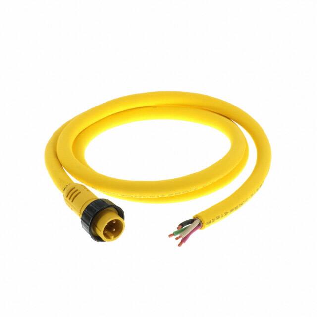 1300000084 CBL 4POS MALE TO WIRE 6'