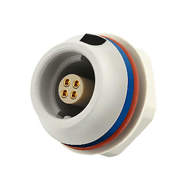 JMXHH1G04FSUDSA CONN RCPT FMALE 4P GOLD SLDR CUP