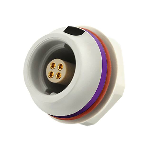 JMXHH1G04FSUDSP CONN RCPT FMALE 4P GOLD SLDR CUP