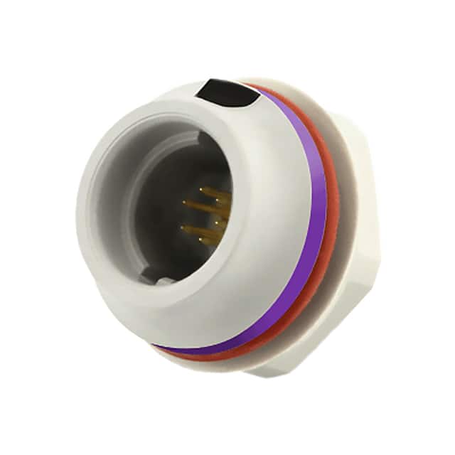 JMXHH1G06MSUDSP CONN RCPT MALE 6P GOLD SLDR CUP