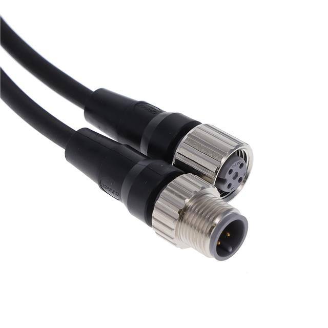XS2W-M12PUR4SS10M M12 4W STR PLUG/SCKT PUR 10M