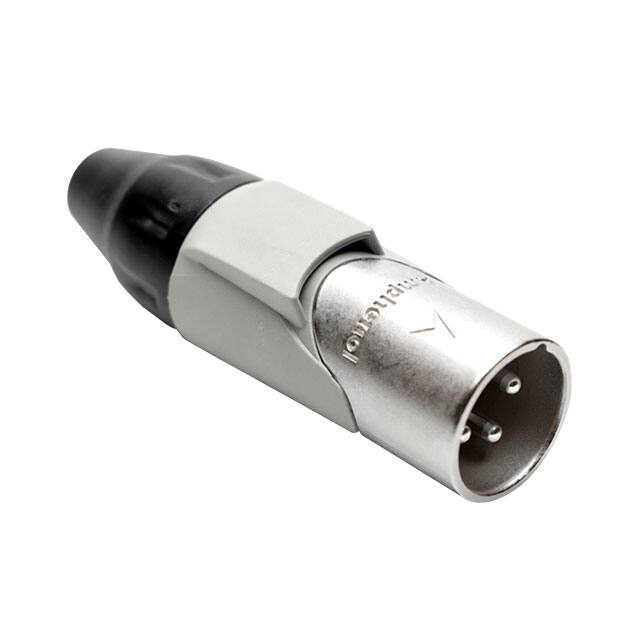 AX3M8M CONN RCPT MALE XLR 3P SOLDER CUP