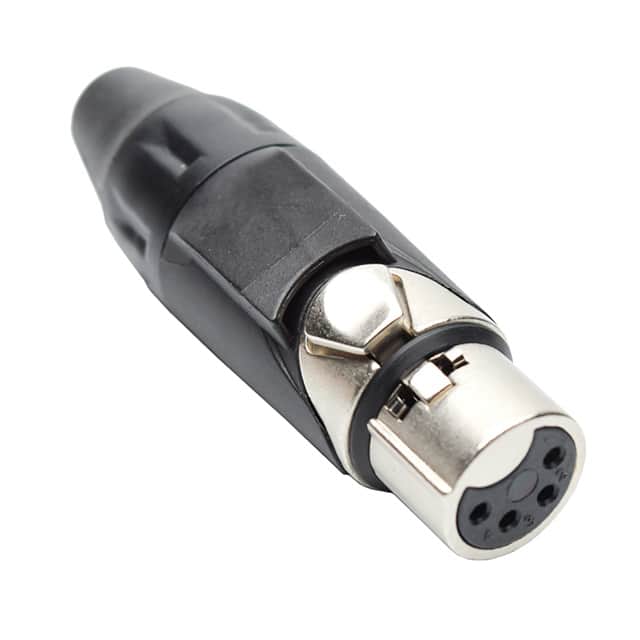 AX4F6M CONN PLUG FMALE XLR 4P SLDR CUP