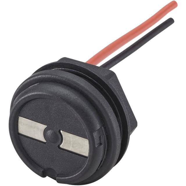 M2S103-3XX CONN CIRC RCPT 2POS NICKEL SLDR
