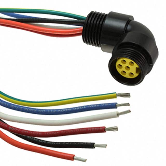 1300130589 CBL 6POS FMALE TO WIRE 1'