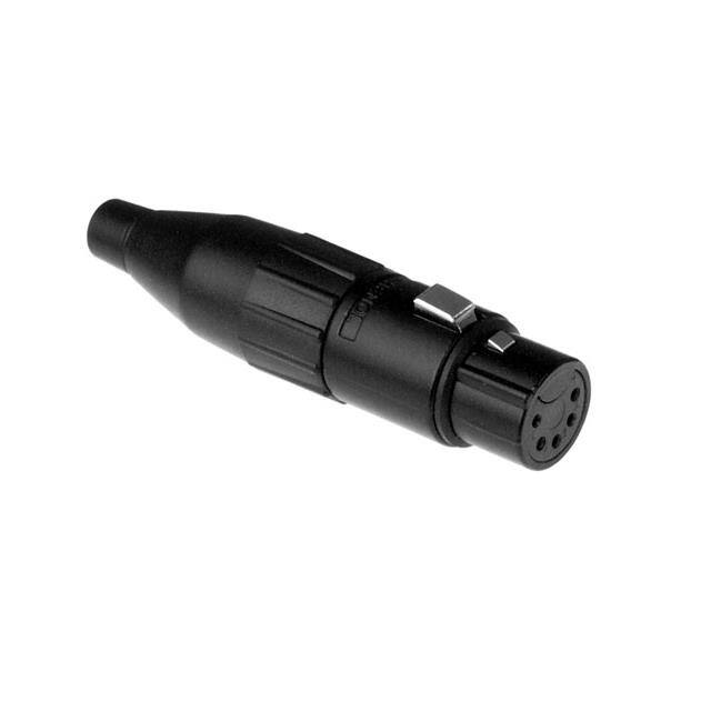 AC5FBV-AU-B CONN PLUG FMALE XLR 5P GOLD SLDR