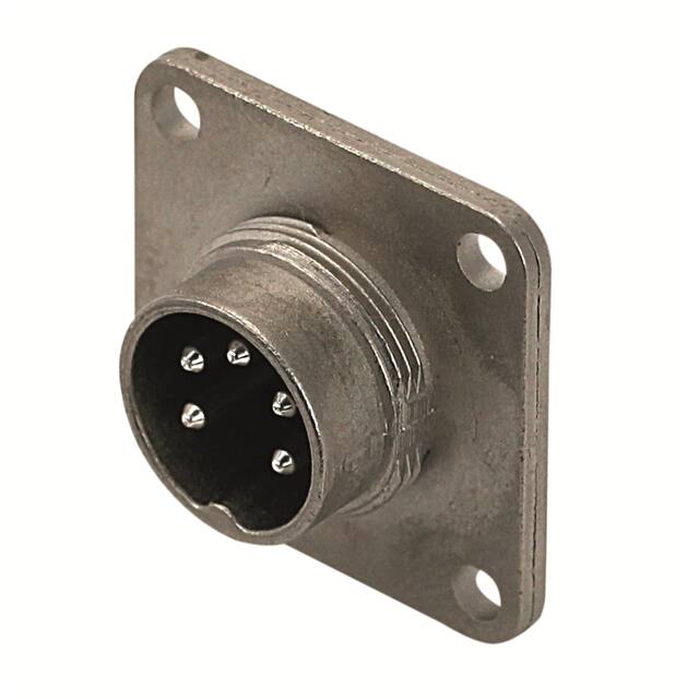 C091 31S014 100 2 FLANGE MOUNT MALE METAL RECEPTAC