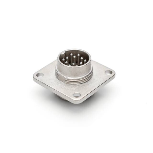 C091 31S012 100 2 FLANGE MOUNT MALE METAL RECEPTAC