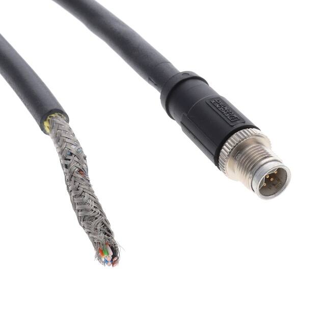 1276293 CBL CIRC 8POS MALE-WIRE 3.28'