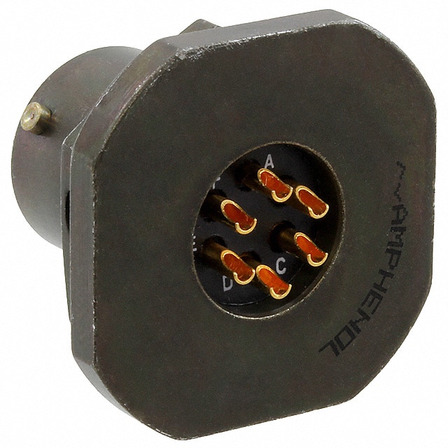PT07A-10-6S CONN RCPT FMALE 6POS SOLDER CUP
