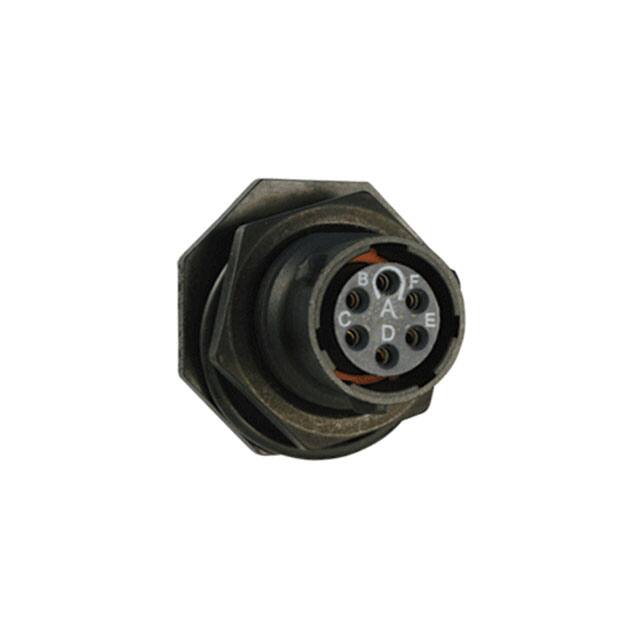 UTS710D6S CONN RCPT FMALE 6POS GOLD SOLDER