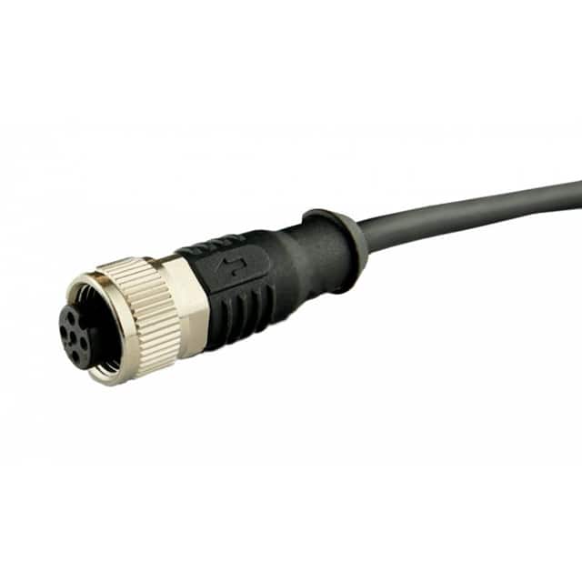 A-M12A05FOE10002BK00 CBL CIRC 5POS FEM TO WIRE 3.28'
