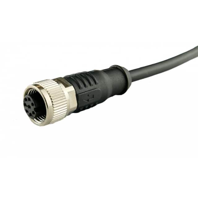 A-M12A08FOE50002BK00 CBL CIRC 8POS FEM TO WIRE 16.40'