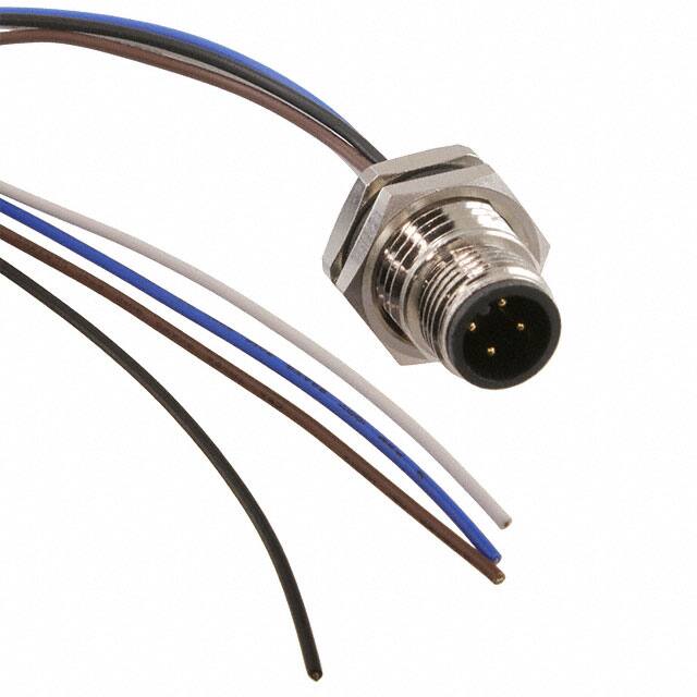 MPM12A04I12AR01 CBL 4POS MALE TO WIRE 1'