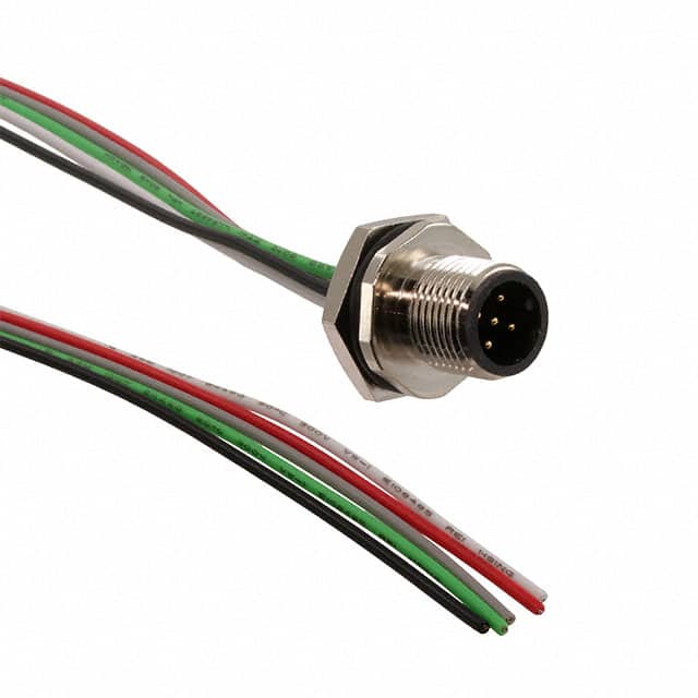 MPM12A05I12AF02 CBL 5POS MALE TO WIRE 1'