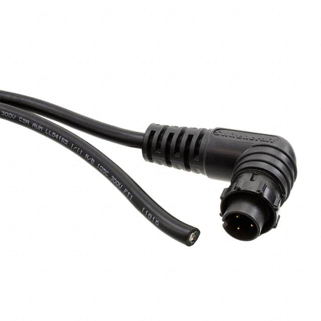 CARAEN3C3M07990 CBL 3POS MALE TO WIRE 6.56'