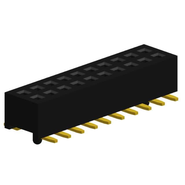 FHBD-SS020G1NBWL-FA4 FEMALE HEADER VERTICAL 20POS SMD