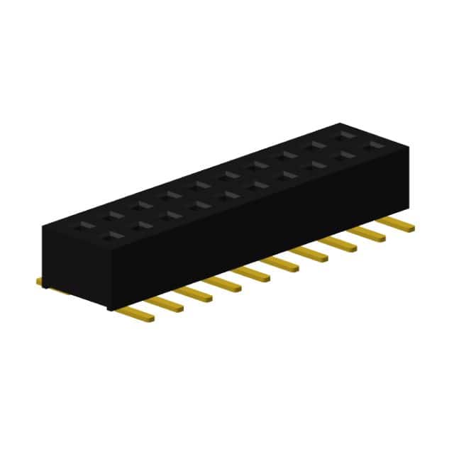 FHCD-SG020G1NBOL-E-F01 FEMALE HEADER VERTICAL 20POS SMD