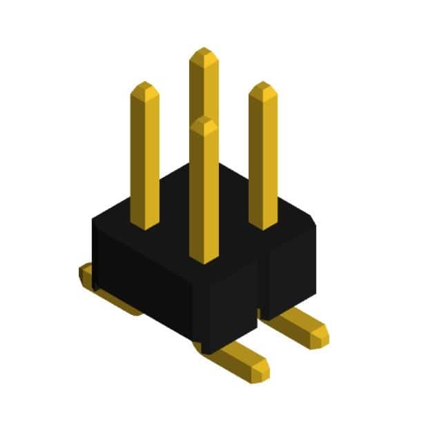 PHDD-SS004G1ABOGE-B005 MALE HEADER VERTICAL SMD 4POS G/