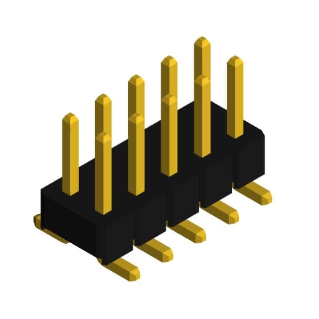 PHDD-SS010G1ABOGE-B005 MALE HEADER VERTICAL SMD 10POS G