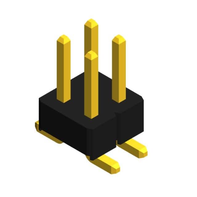 PHED-SS004G1ABONE-B300 MALE HEADER VERTICAL SMD 4POS G/
