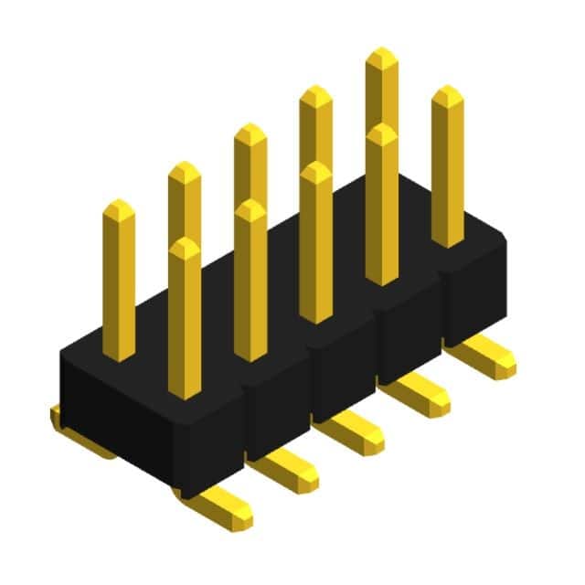 PHED-SS010G1ABONE-B300 MALE HEADER VERTICAL SMD 10POS G