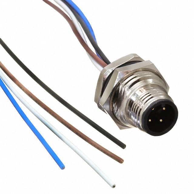 MPM12A04I12CR01 CBL 4POS MALE TO WIRE 1'