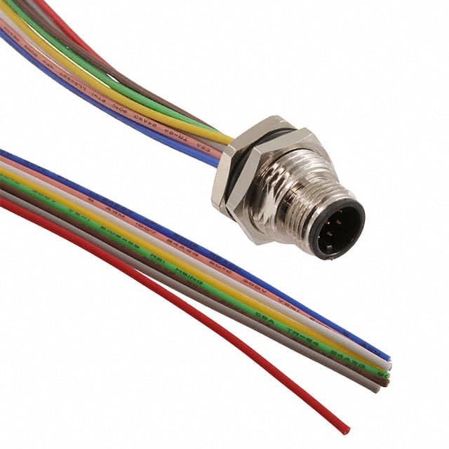 MPM12A08I06AR03 CBL 8POS MALE TO WIRE 0.5'