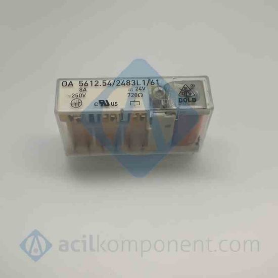 OA5612.54/2483L1/61 The Siemens OA5612.54/2483L1/61 is a relay with a 24V coil voltage and an 8A current rating. It is RoHS3 Compliant and has an MSL of 1.