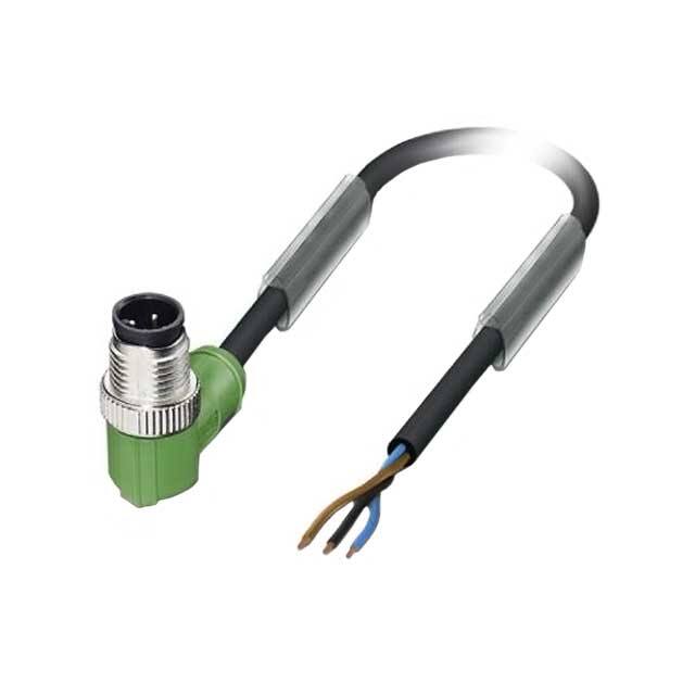 1668140 CBL 3POS MALE TO WIRE 9.84'