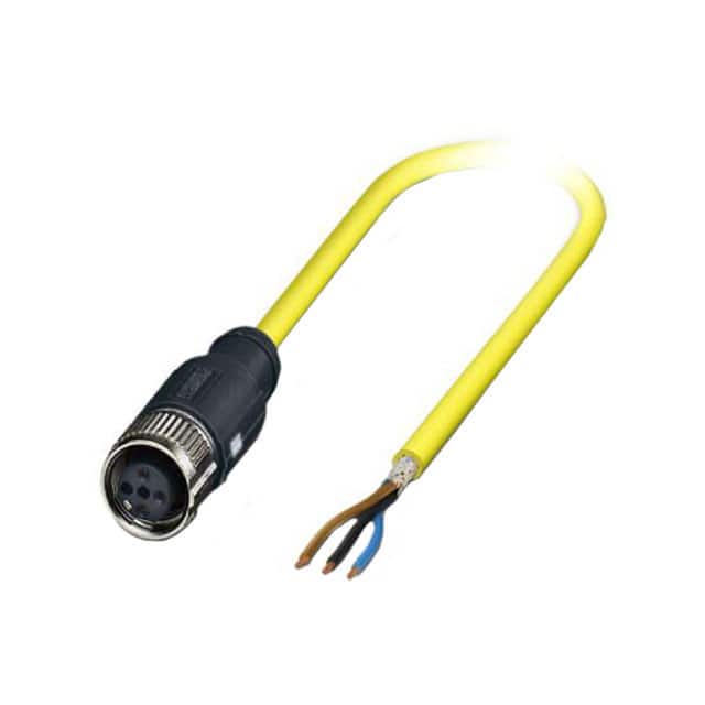 1406267 CBL 3POS FMALE TO WIRE 6.56'