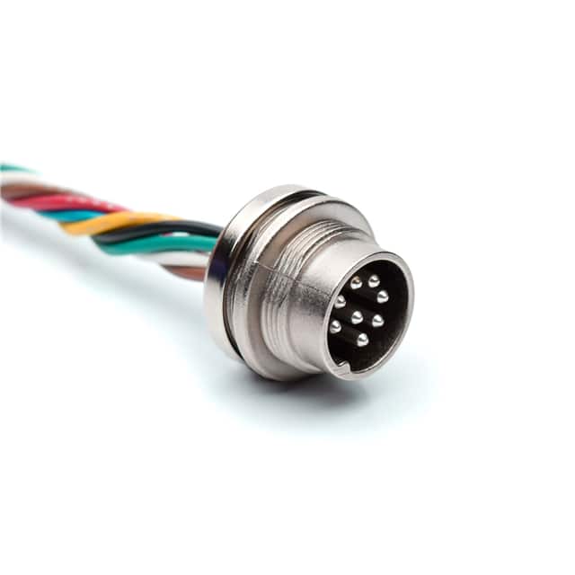 CA0911G118005 CBL CIRC 8POS MALE TO WIRE 1.64'