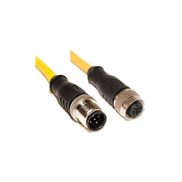 C5AC11M010 M12 CORD 5-POSITION MALE STRAIGH